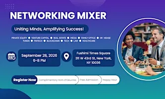 Networking Mixer | Private Equity | Venture Capital | Law | Fintech