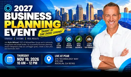THE ANNUAL 2027 BUSINESS PLANNING EVENT!