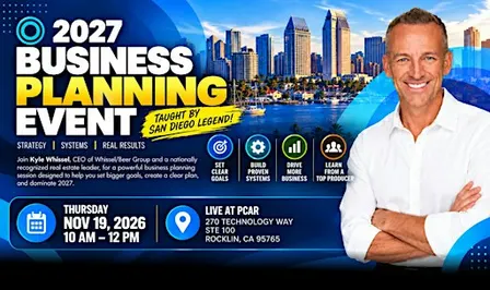 THE ANNUAL 2027 BUSINESS PLANNING EVENT!