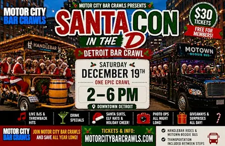 SantaCon in the D: Detroit Bar Crawl