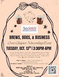 Brews, Boos & Business AmSpirit Cross-Chapter Networking Event