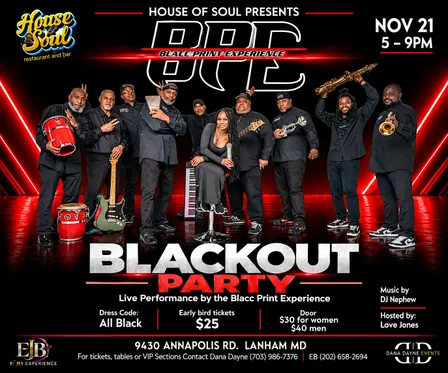 BLACKOUT Party with Blacc Print