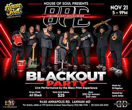 BLACKOUT Party with Blacc Print