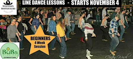 Line Dance Lessons Beginner 4 Week Session November - GERMANTOWN