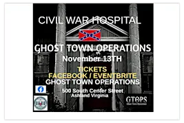 Ghost Town Operations Investigation the Civil War Hospital the Old Baptist