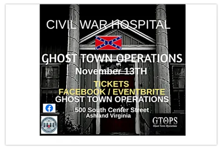 Ghost Town Operations Investigation the Civil War Hospital the Old Baptist