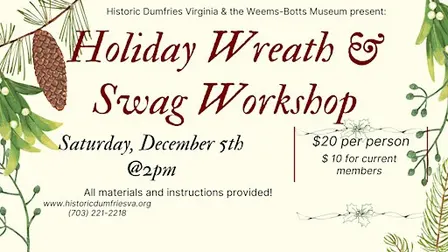 Natural Holiday Wreath & Swag Workshop