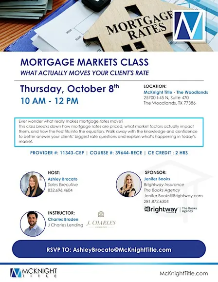 Mortgage Markets Class