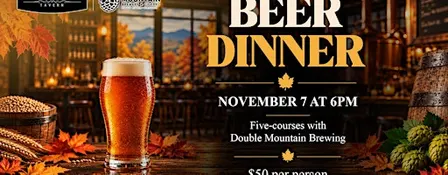 Private Dinner with Double Mountain Brewery @ Metropolitan Tavern!