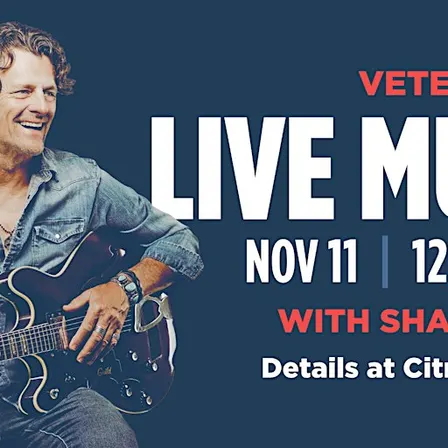 FREE Live Music for Veterans Day Weekend at Citrus Plaza.