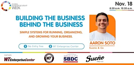 Building the Business Behind the Business