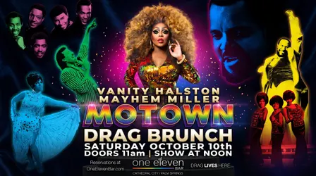 Motown Drag Brunch with Mayhem Miller & Vanity Halston - October 10th