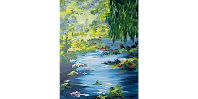 Monet Inspired Weeping Willow - Paint and Sip in Chicago | Classpop!™