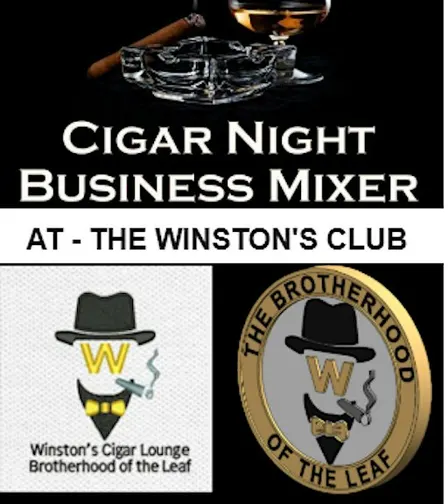 OC Cigar Night Business Mixer Group @ The WINSTON'S Club - OCTOBER 14th
