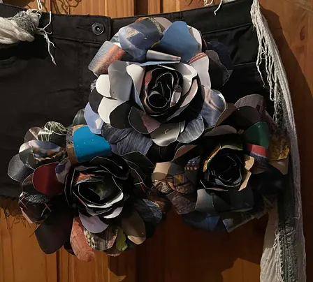 Gothic Paper Roses for Halloween