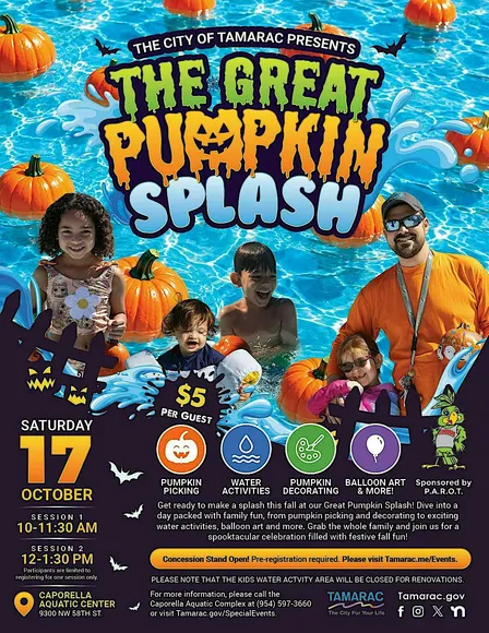 The Great Pumpkin Splash