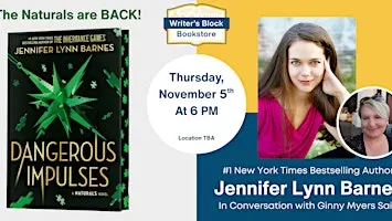 Jennifer Lynn Barnes 'Dangerous Impulses': Book Launch