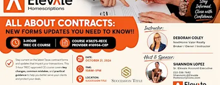 All About Contracts: The Forms You Need to Know!