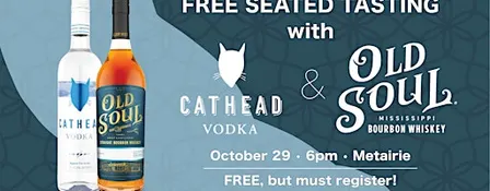 Old Soul Bourbon & Cathead Vodka Tasting