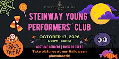 Steinway Young Performers’ Club - October 17 , 2026