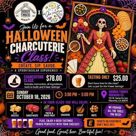 Halloween Charcuterie Class: Create, Sip & Savor!