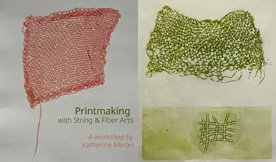 Printmaking with String and Fiber Arts
