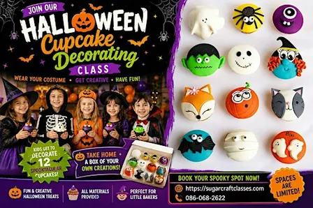 Halloween Kids Cupcake Decorating Class