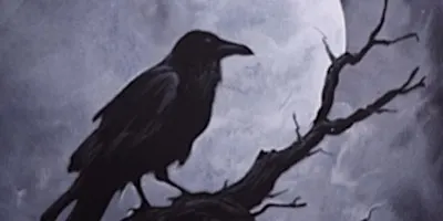 Spooky Raven or Bats Silhouetted on Moon | Cheryl Bielli, instructor