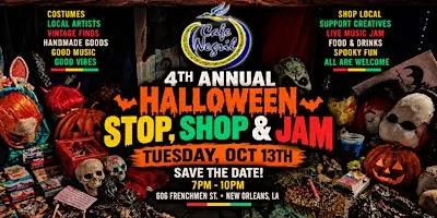4th Annual Halloween Stop, Shop & Jam!