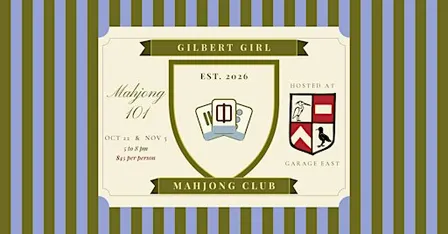 Mahjong 101 at Garage East