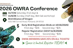 2026 Oregon Wildlife Rehabilitation Conference