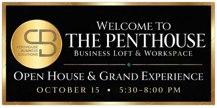 Penthouse Business Loft & WORKSPAce Open House/Reception