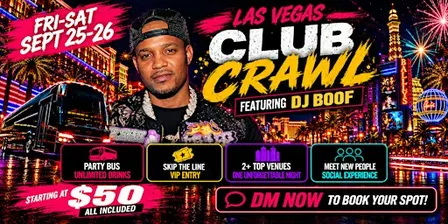Las Vegas Hip-Hop Club Crawl with Party Bus, Free Drinks & VIP Entry