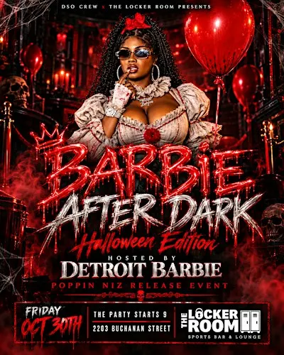 DSO Crew x The Locker Room presents BARBIE AFTER DARK — Halloween Edition,