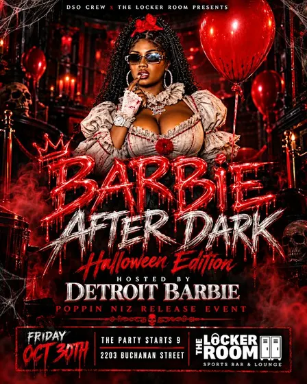 DSO Crew x The Locker Room presents BARBIE AFTER DARK — Halloween Edition,