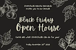 Black Friday Open House