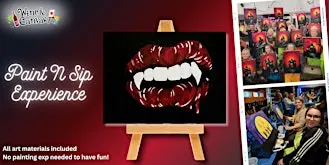 Tampa Paint and Wine – Vampire’s Kiss