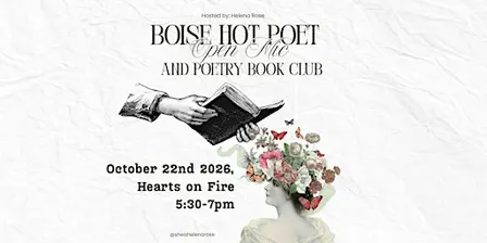 October Boise HOT Poet Open Mic & Book Club