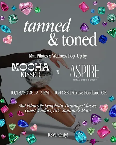 Tanned & Toned Mat Pilates x Wellness Pop-up by Mocha Kissed & Aspire