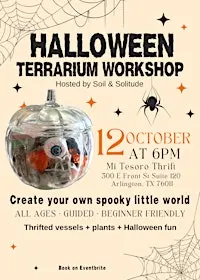 Halloween Terrarium Workshop
