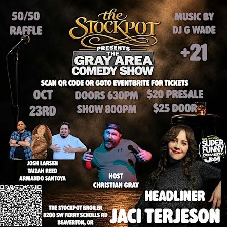 The Gray Area Comedy Show - Jaci Terjeson