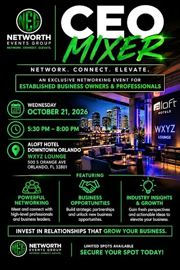 Central FL's- CEO Mixer For Professionals