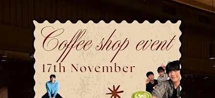 Coffee shop event - Be Boys