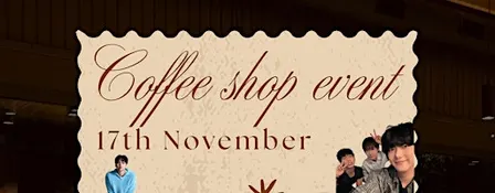 Coffee shop event - Be Boys