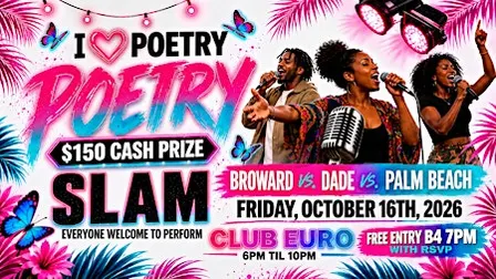 I Love Poetry SLAM! Open Mic | Poetry, Karaoke, Open Mic @ Club Euro