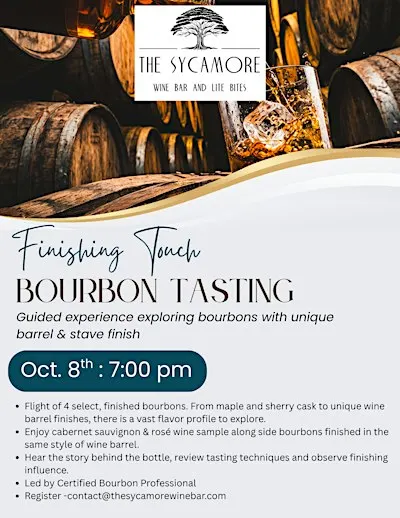 Finshing Touches Guided Bourbon Experience