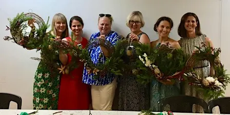 Christmas wreath workshop