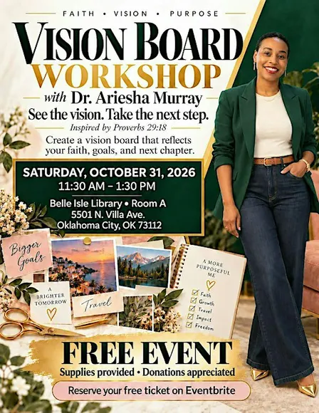 Vision Board Workshop: Faith, Vision & Purpose