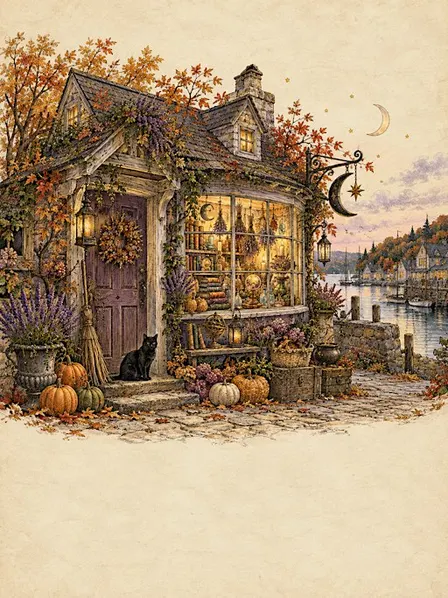Visit the Bewitched Cottage at Lavender Fields