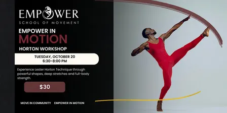Lester Horton Technique Workshop with Melvin Sutton